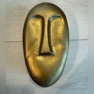 Abstract Metal Lidded Trinket Box